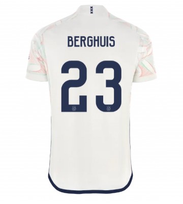 Ajax Steven Berghuis #23 Bortatröja 2023-24 Kortärmad